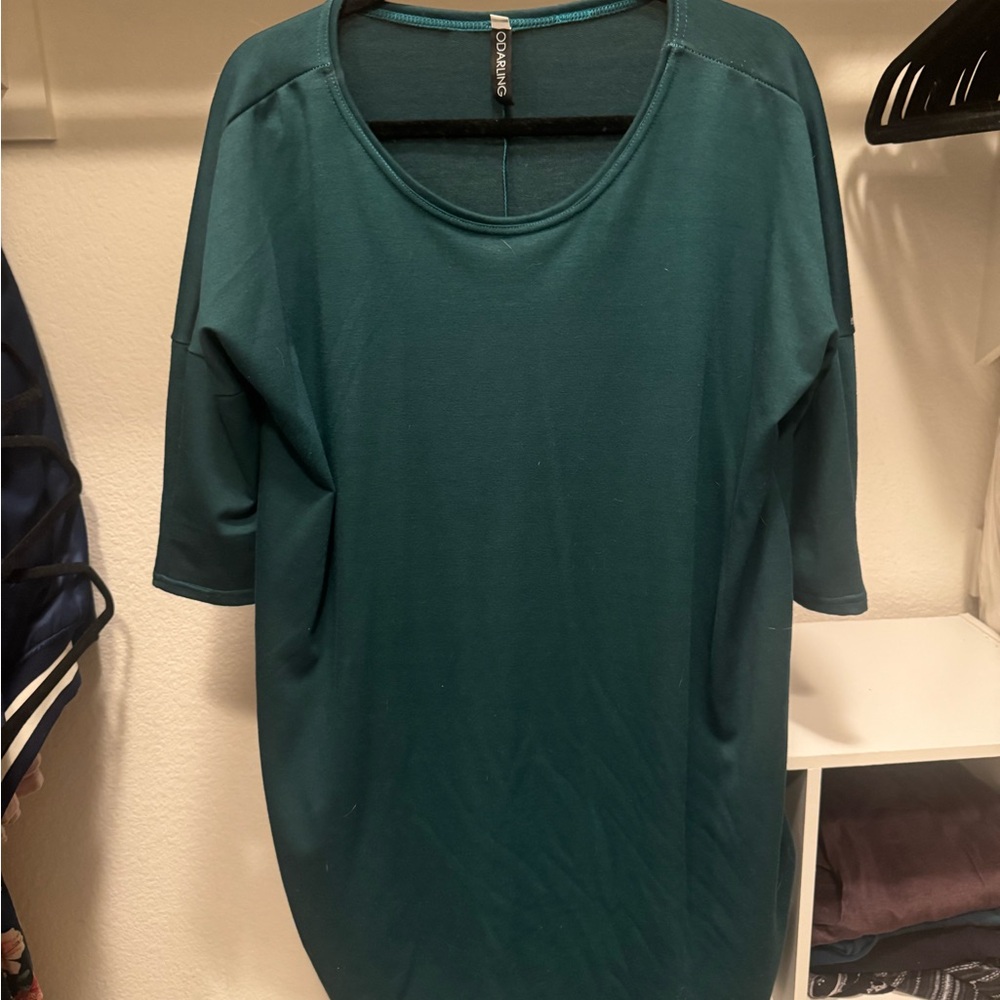 Darling Teal Midi Dress